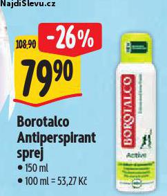 BOROTALCO ANTIPERSPIRANT SPREJ