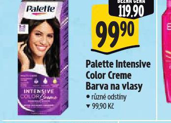 PALETTE INTENSIVE COLOR CREME BARVA NA VLASY