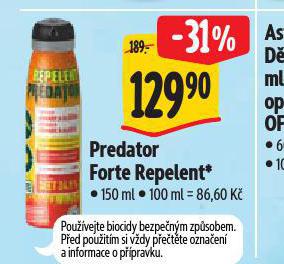 PREDATOR FORTE REPELENT