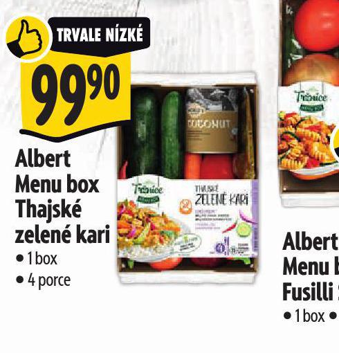 ALBERT MENU BOX THAJSK ZELEN KARI