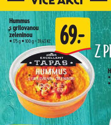 HUMMUS S GRILOVANOU ZELENINOU
