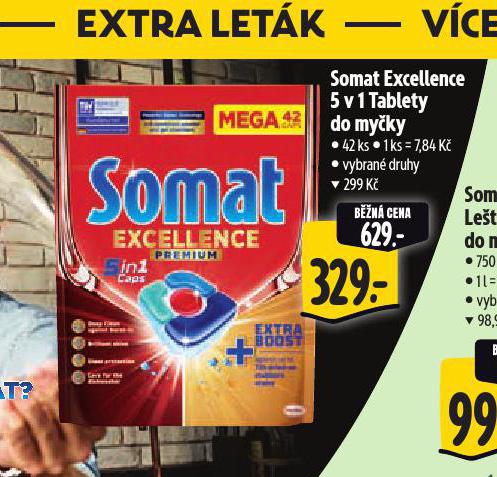 SOMAT EXCELLENCE TABLETY DO MYKY