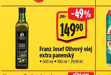 FRANZ JOSEF KAISER OLIVOV OLEJ