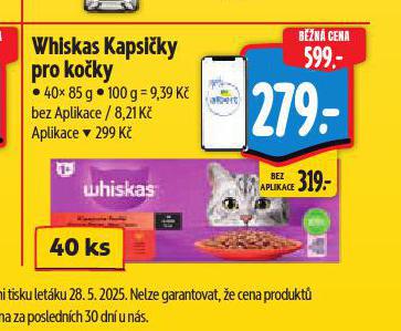 WHISKAS KAPSIKY PRO KOKY