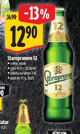 PIVO STAROPRAMEN 12