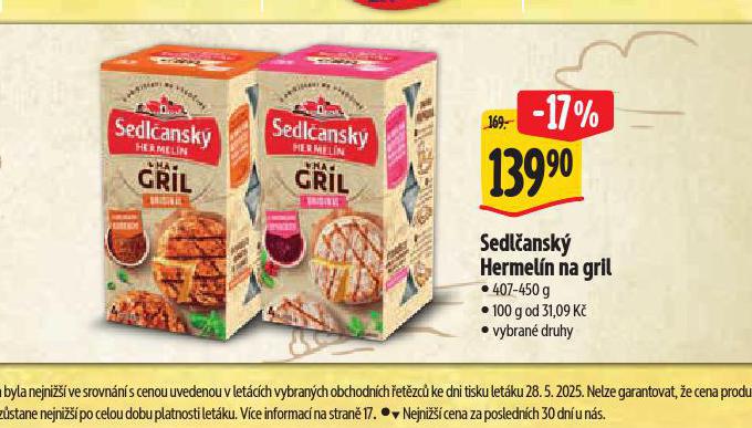 SEDLANSK HERMELN NA GRIL