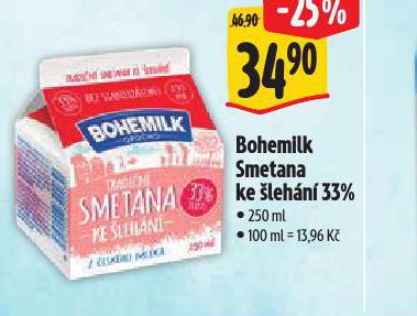 BOHEMILK SMETANA KE LEHN 33%