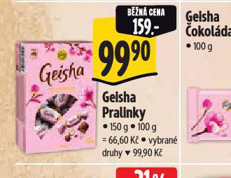 GEISHA PRALINKY