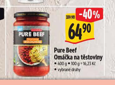 PURE BEEF OMKA NA TSTOVINY
