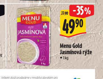 MENU GOLD JASMNOV RݎE