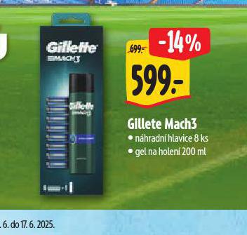 GILLETTE MACH3 NHRADN HLAVICE