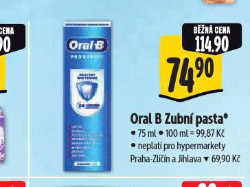 ORAL B ZUBN PASTA