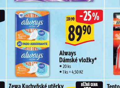 ALWAYS DMSK VLOKY