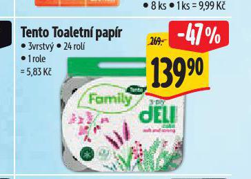 TENTO TOALETN PAPR