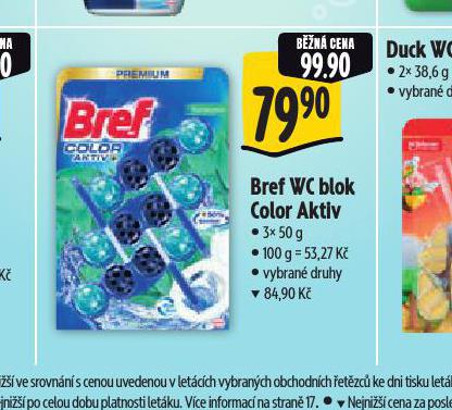 BREF WC BLOK COLOR AKTIV
