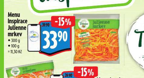 MENU INSPIRACE JULIENNE MRKEV