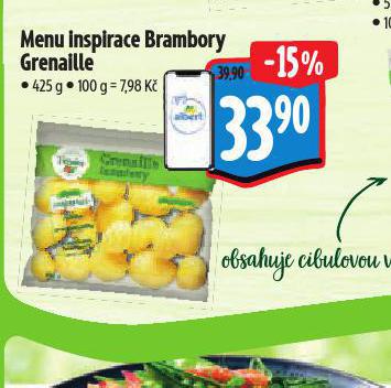MENU INSPIRACE BRAMBORY GRENALLE