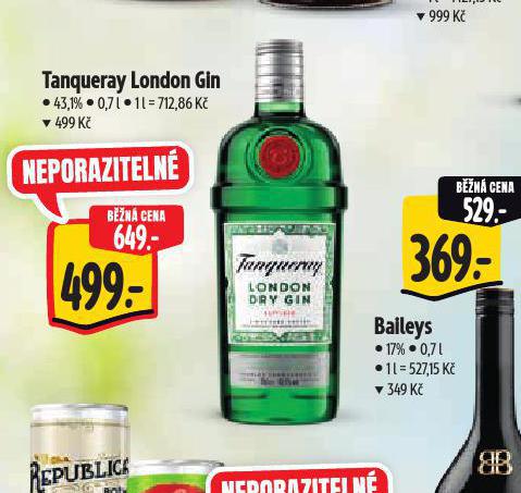 TANQUERAY LONDON GIN