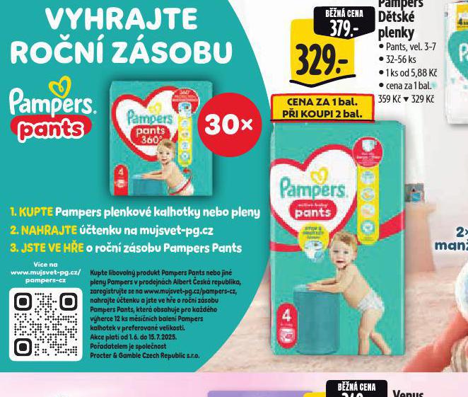 PAMPERS DTSK PLENKY