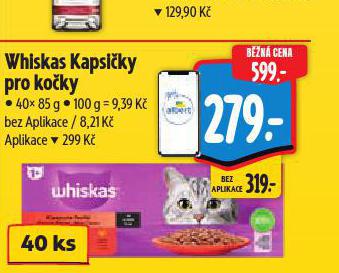 WHISKAS KAPSIKY PRO KOKY