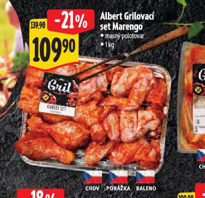 GRILOVAC SET MARENGO