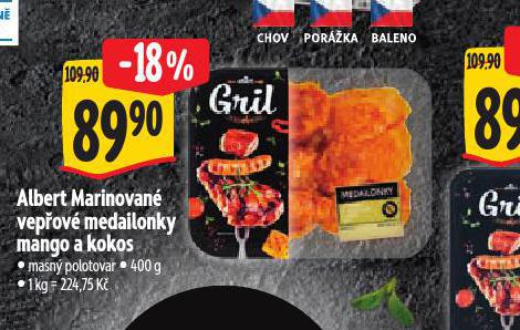MARINOVAN VEPOV MEDAILONKY MANGO A KOKOS