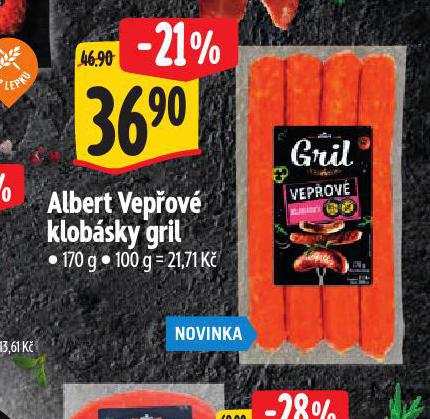 VEPOV KLOBSKY NA GRIL