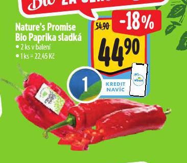 BIO PAPRIKA SLADK