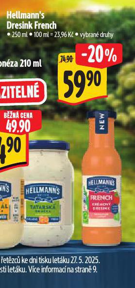 HELLMANNS DRESINK FRESH