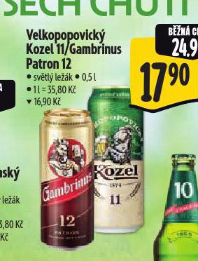PIVO GAMBRINUS PATRON 12