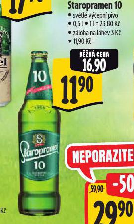 PIVO STAROPRAMEN 10