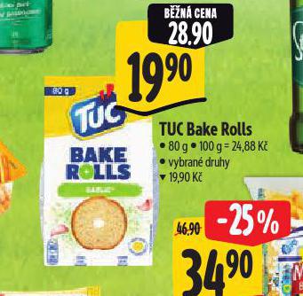 TUC BAKE ROLLS