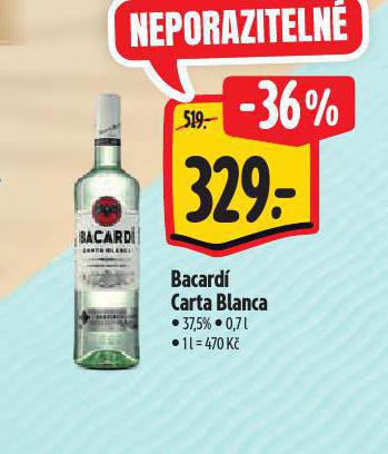 BACARDI CARTA BLANCA