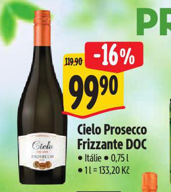 CIELO PROSECCO FRIZZANTE DOC