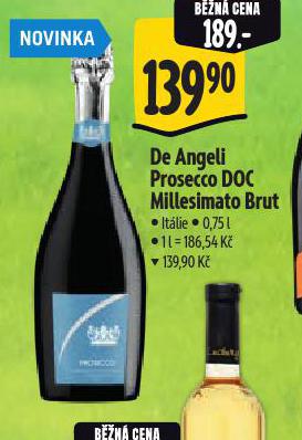 DE ANGELI PROSECCO DOC MILESIMATO BRUT
