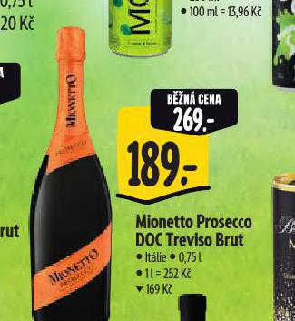 MIONETTO PROSECCO DOC TREVISO BRUT