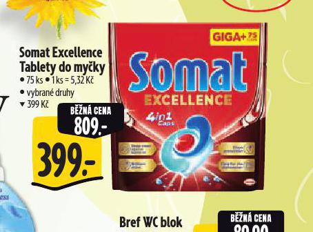 SOMAT EXCELLENCE TABLETY DO MYKY