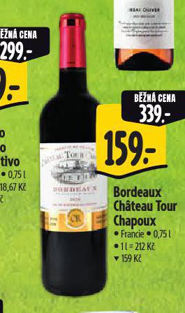 BOEDEAUX CHATEAU TOUR CHAPOUX