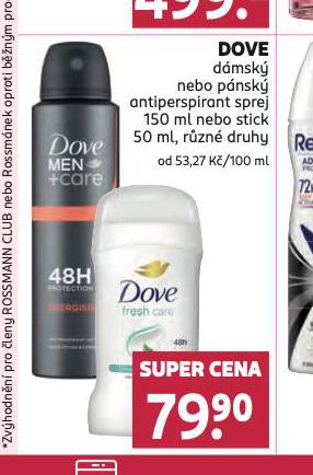 DOVE ANTIPERSPIRANT, STICK