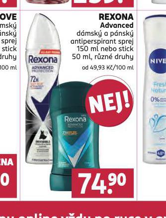 REXONA ADVANCED ANTIPERSPIRANT