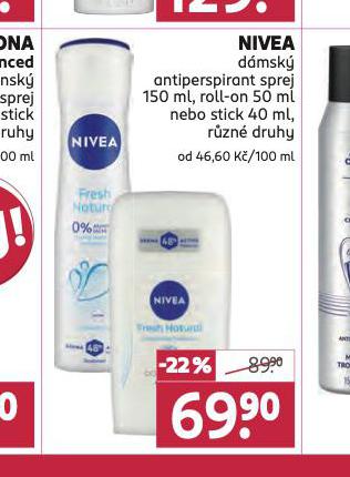 NIVEA MEN ANTIPERSPIRANT, STICK, ROLL-ON