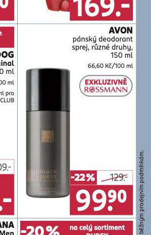 AVON PNSK DEODORANT