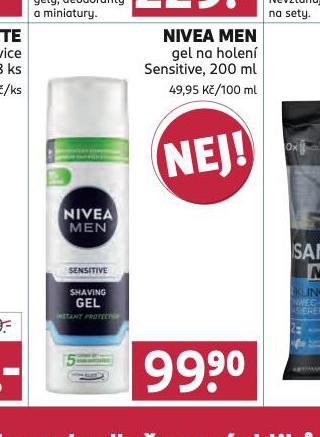 NIVEA MEN GEL NA HOLEN