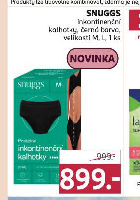 SNUGGS INKONTINENN KALHOTKY