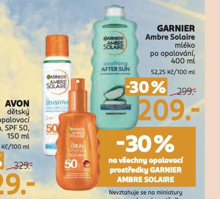 GARNIER AMBRE SOLAIRE MLKO PO OPALOVN