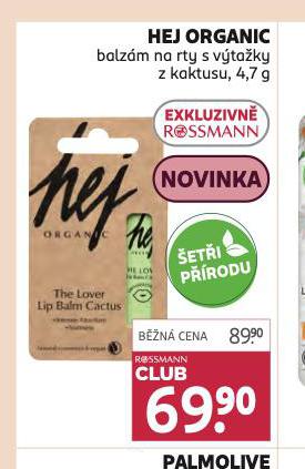 HEJ ORGANIC BALZM NA RTY