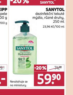 SANYTOL DEZINFEKN TEKUT MDLO