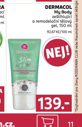 DERMACOL MY BODY ZETHLUJC A REMODELAN TLOV GEL
