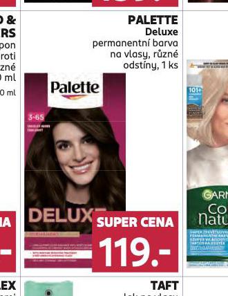 PALETTE DELUXE PERMANENTN BARVA NA VLASY