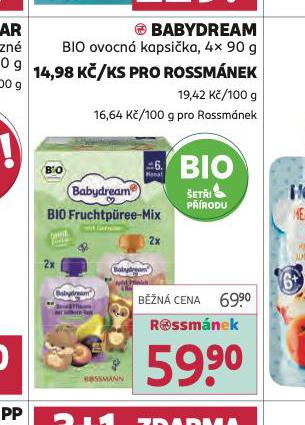 BABYDREAM BIO OVOCN KAPSIKA